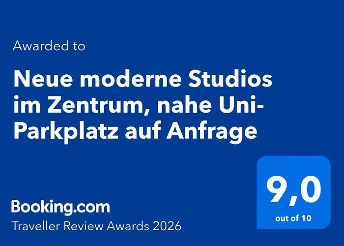 Neue Moderne Im Zentrum, Nahe Uni- Parkplatz Auf Anfrage Apartment *